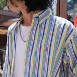 Ralph Lauren Striped Shirt Multicolor L